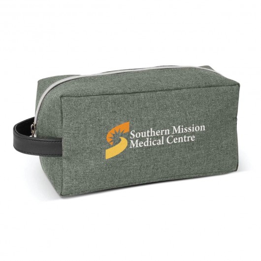 Promotional Heather Toiletry Bags